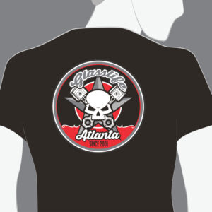 Glasslife Atlanta Logo T-Shirt Rear View
