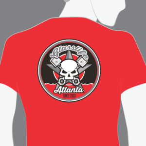Glasslife Atlanta Logo T-shirt - Red